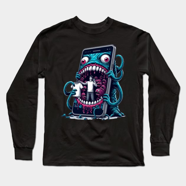 Smart Phone Long Sleeve T-Shirt by Jason's Finery